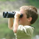 Boy Binoculars from Microsoft Publisher Clipart